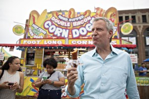 bill de blasio churro ladies