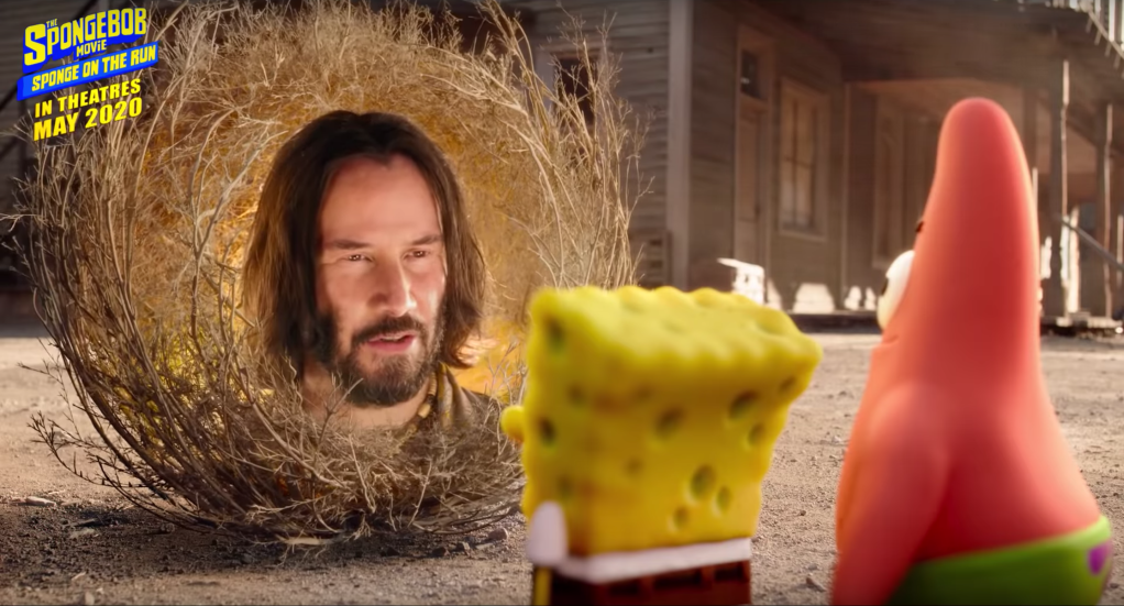 Keanu Reeves Is SpongeBob’s God Now