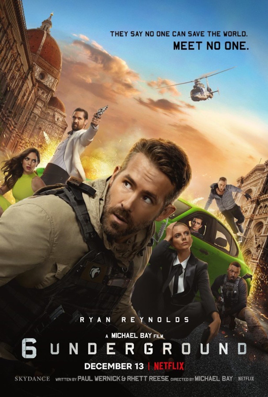 Six Questions About the Atrocious Poster for Michael Bay’s ‘6 Underground’