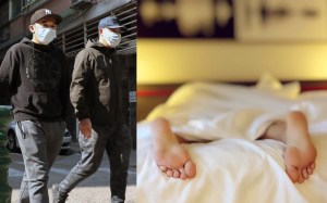 man china lies infected coronavirus get off work