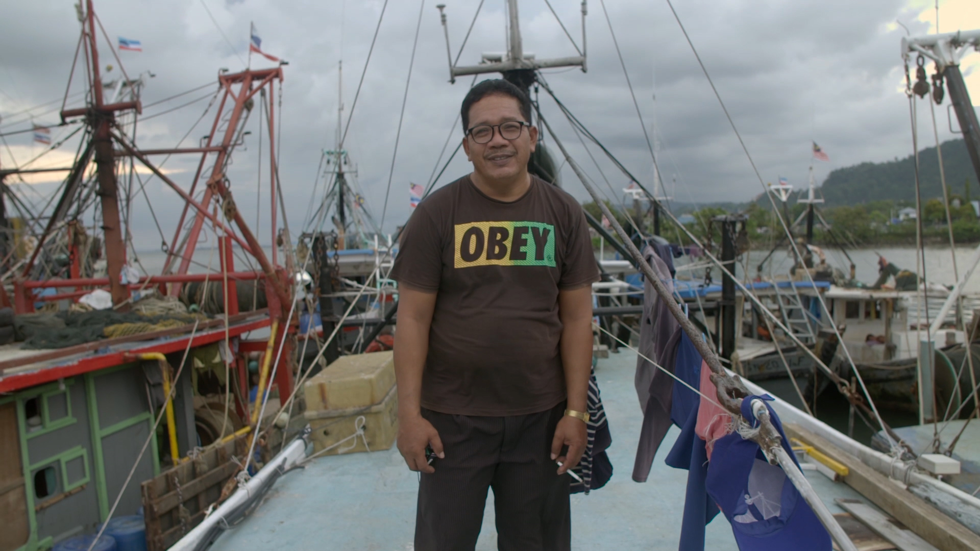 Indonesian fishermen Sandakan Malaysia