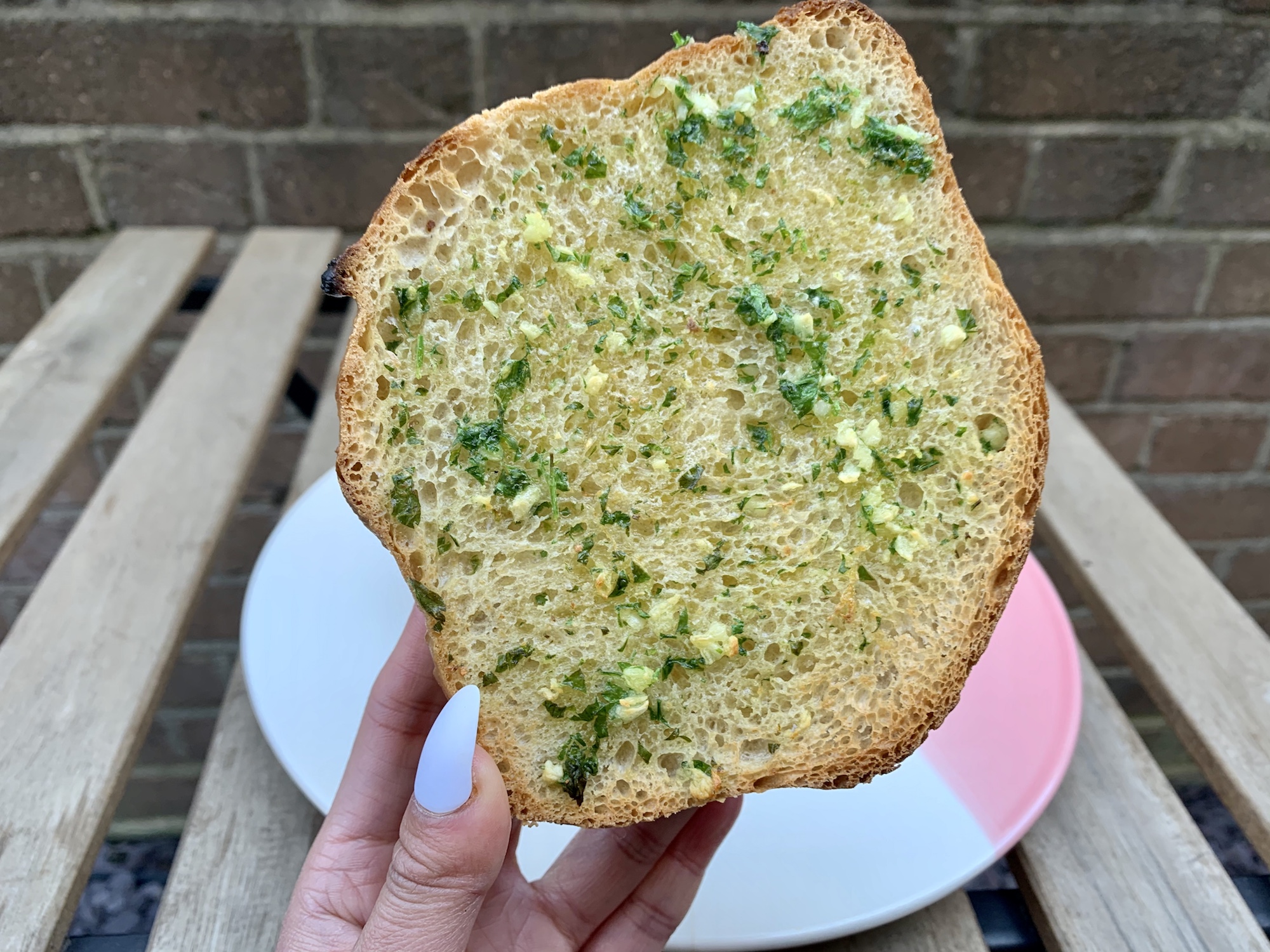 HOMEMADE NANDO'S GARLIC BREAD