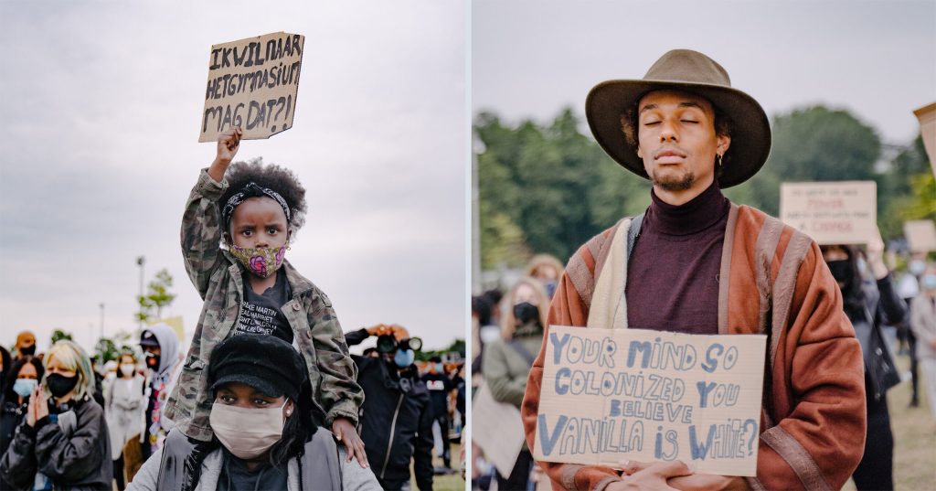 Het Black Lives Matter-protest in de Bijlmer was het grootste tot nu toe