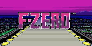 A screen shot from the Nintendo video game F-Zero.