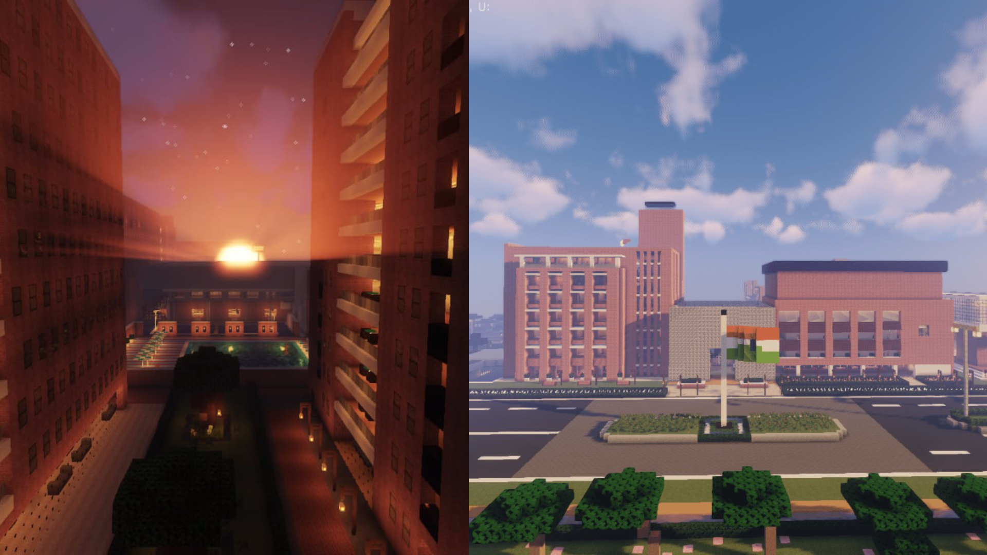 Minecraft ashoka campus.jpg