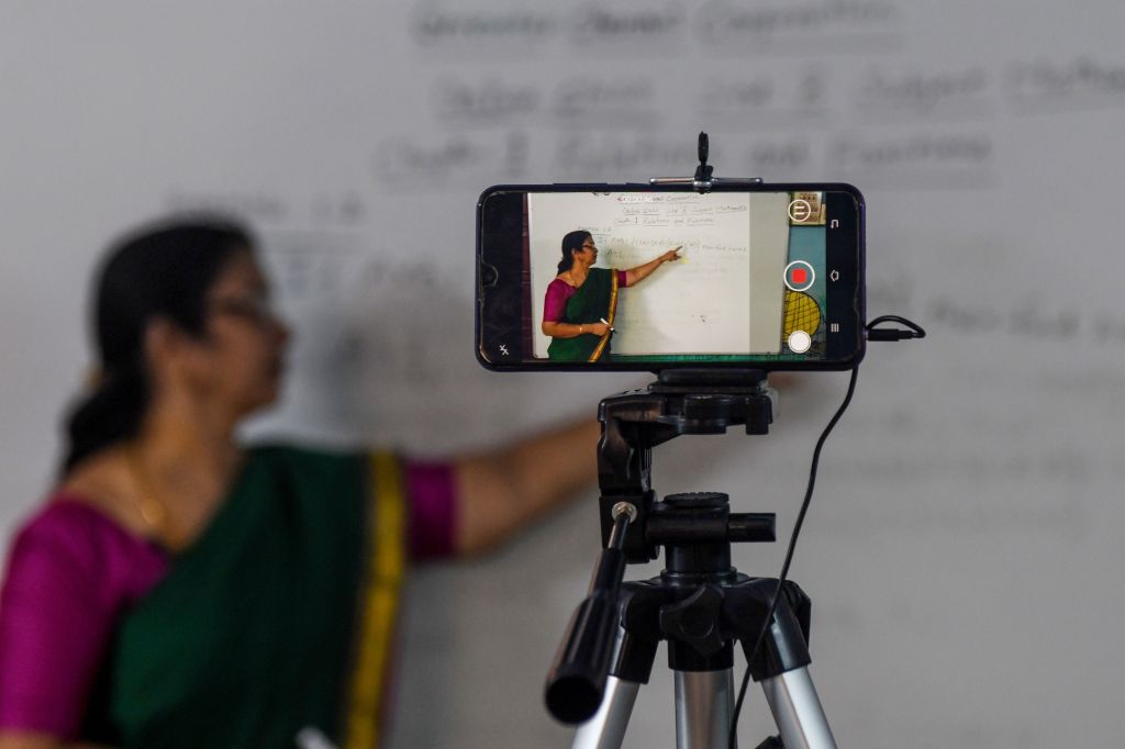 india online classes poverty education