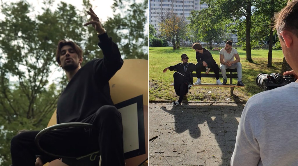 Tweetalig rappen in basketringen: behind the scenes bij de clip van SPREEJ x Lefto