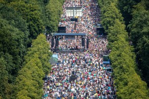 Around 17,000 people from all over Germany gathered to protest lockdown