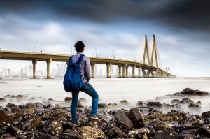 bandra worli sealink in mumbai, india