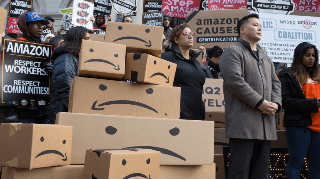 Amazon protest