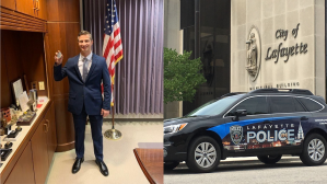 An Indiana police department fired one of its newly-hired cops this weekend after antifascists tied the man to a post on Iron March, a defunct neo-Nazi forum.