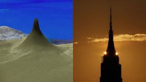​Image: Schmidt Ocean Institute (left), Gary Hershorn via Getty Images (right).
