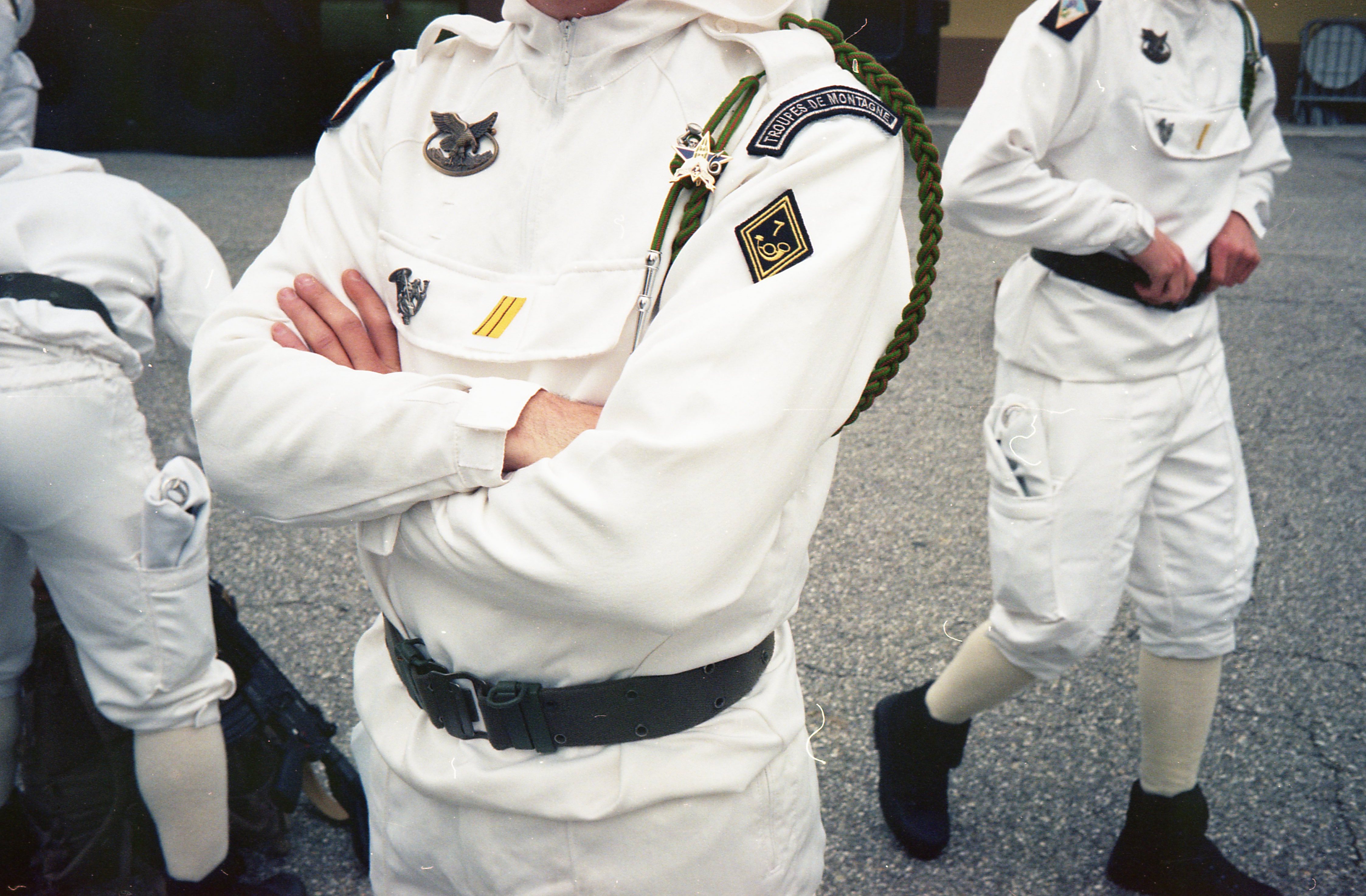 Mountain infantry soldiers.