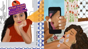 indi harikumar illustrates women in abusive online relationships