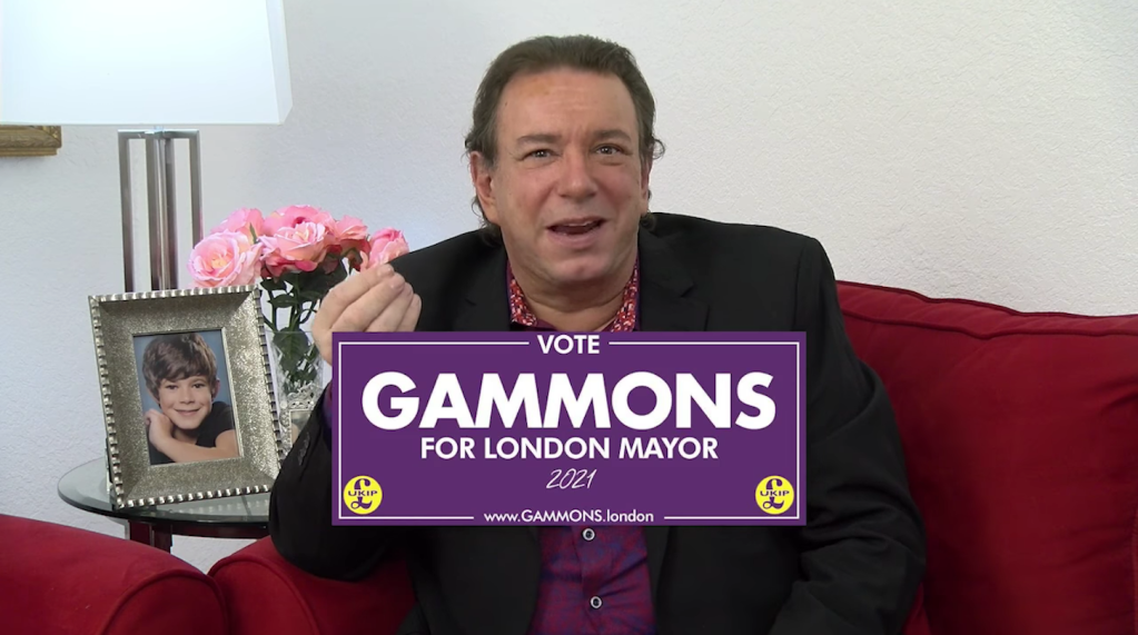 UKIP’s Mayoral Candidate for London is Called Dr Gammons