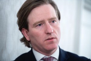 Christopher Krebs, director of the Cybersecurity and Infrastructure Security Agency, attends the U.S Conference of Mayors' 88th Winter Meeting at the Capital Hilton in Washington, D.C., on Wednesday, January 22, 2020.