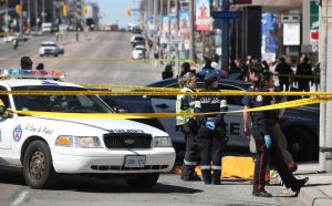 scene from the Toronto van attack. The Toronto man who killed 10 people after driving a van into them in April 2018 is not criminally responsible because he lacked the capacity to judge whether it was right or wrong due to having autism, his defence argue