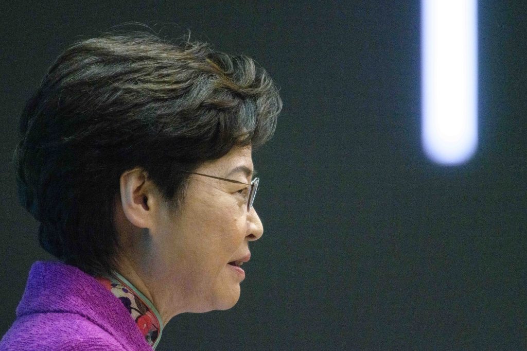 Hong Kong’s Leader Keeps ‘Piles of Cash’ at Home Because of US Sanctions