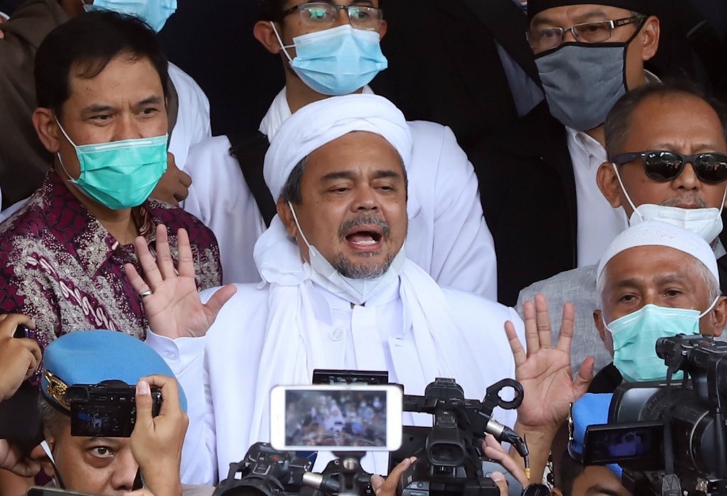 Indonesia Bans Islamic Defenders Front After Arresting its Firebrand Leader