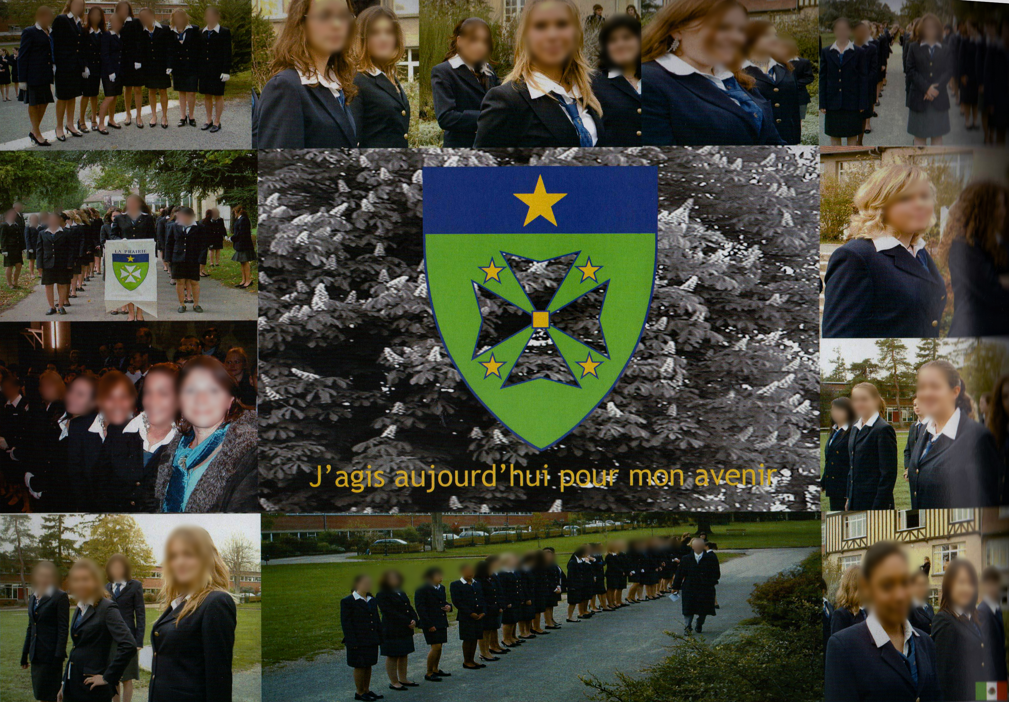 École des Roches. A photo collage.