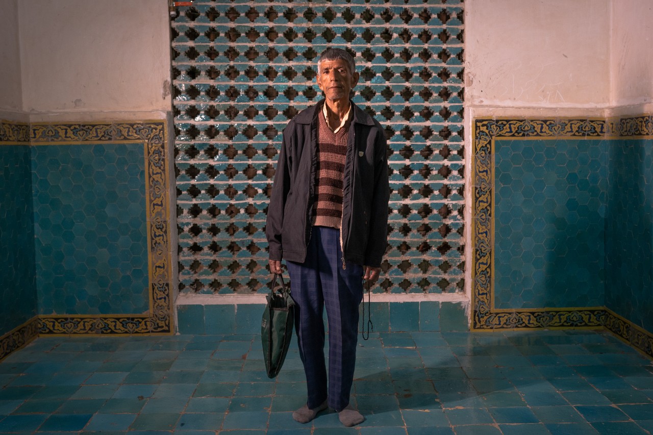 “I am a retired employee of the Zarand coal factory. I have lived alone since my whole family passed away. Everything has gotten much more expensive but my monthly pension has not changed. I can't even pay for my everyday expenses let alone my treatment costs,” says Davood Saaberi. Photo: Reza Dehghan / Middle East Images