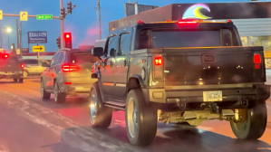 One of the photos of the "3Reich" license plate spotted in Anchorage, Alaska, that went viral.