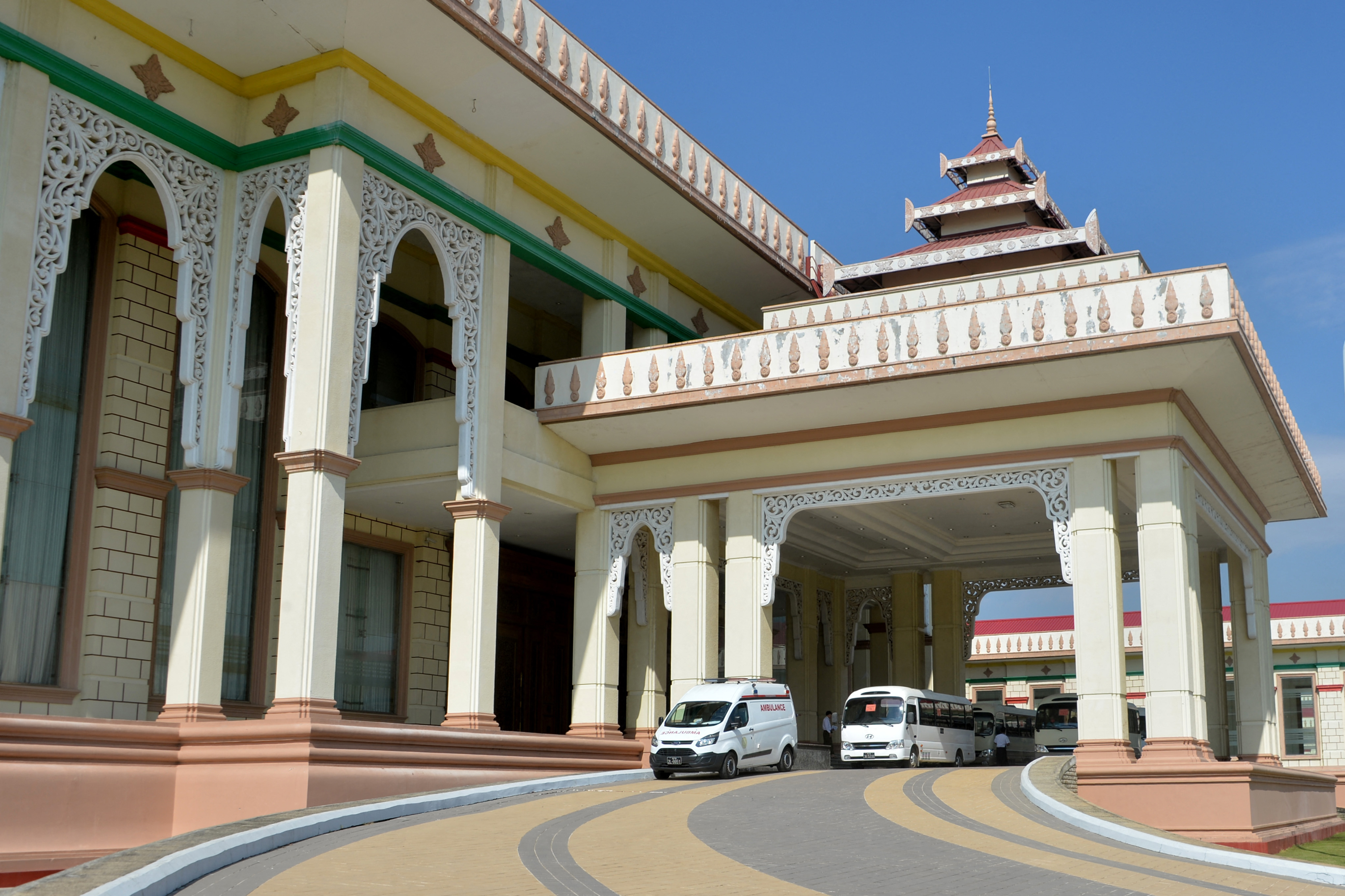 Myanmar's parliament building in the capital Naypyitaw. PHOTO: AFP
