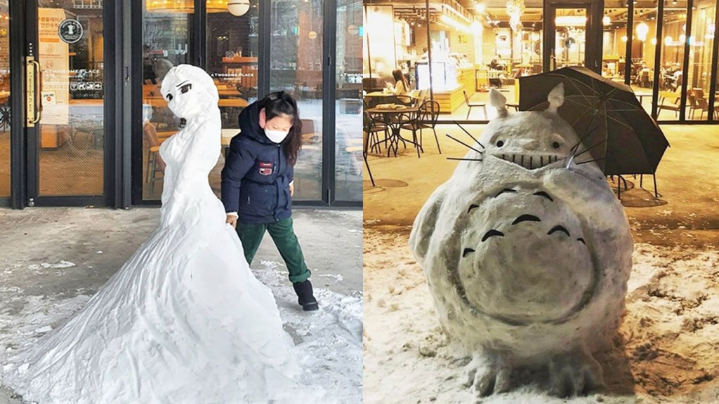 ‘Snowman Destroyers’ Are Going After South Korea’s Roadside Winter Creations