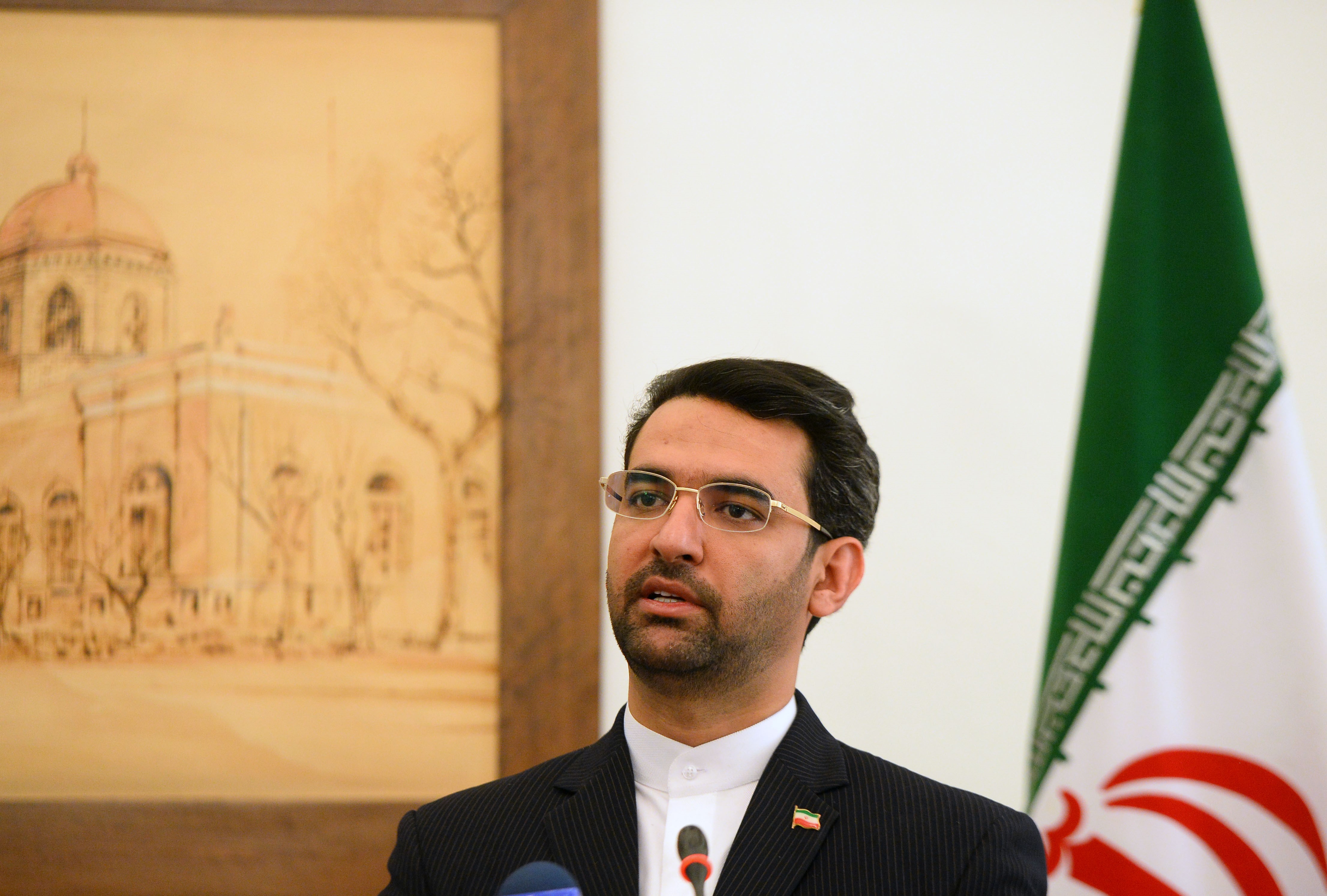Azari Jahromi. Photo: Fatemeh Bahrami/Anadolu Agency/Getty Images