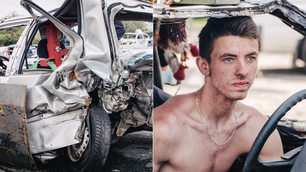 Botbreuken, verbrand rubber en autowrakken: welkom op het racecircuit van Waasten