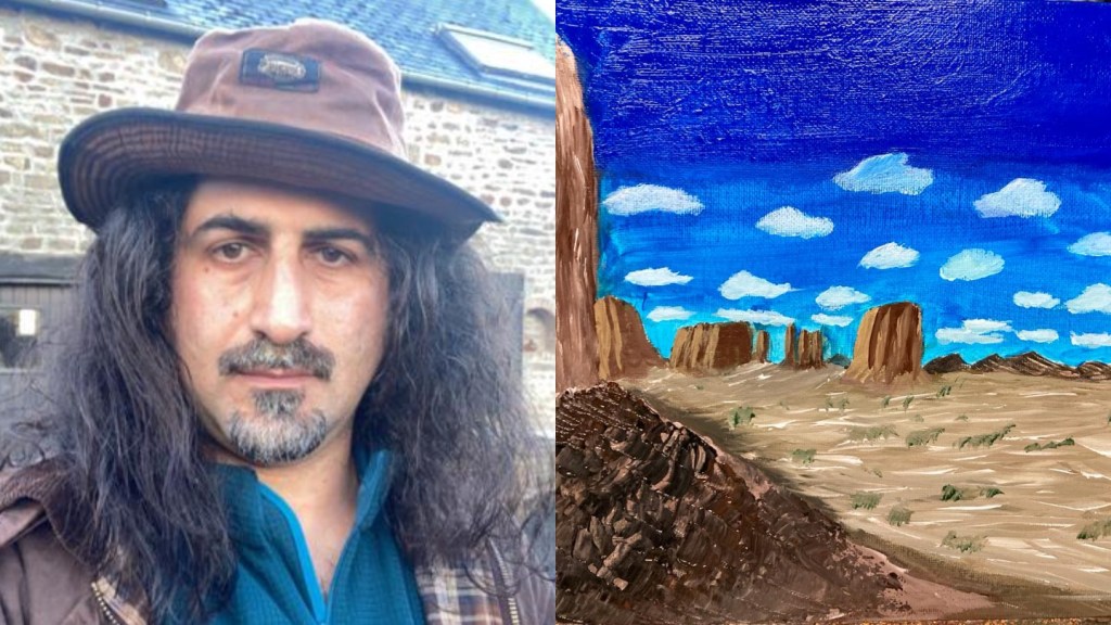 El hijo de Osama bin Laden es pintor y Estados Unidos es su musa