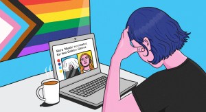 Queer person with autism