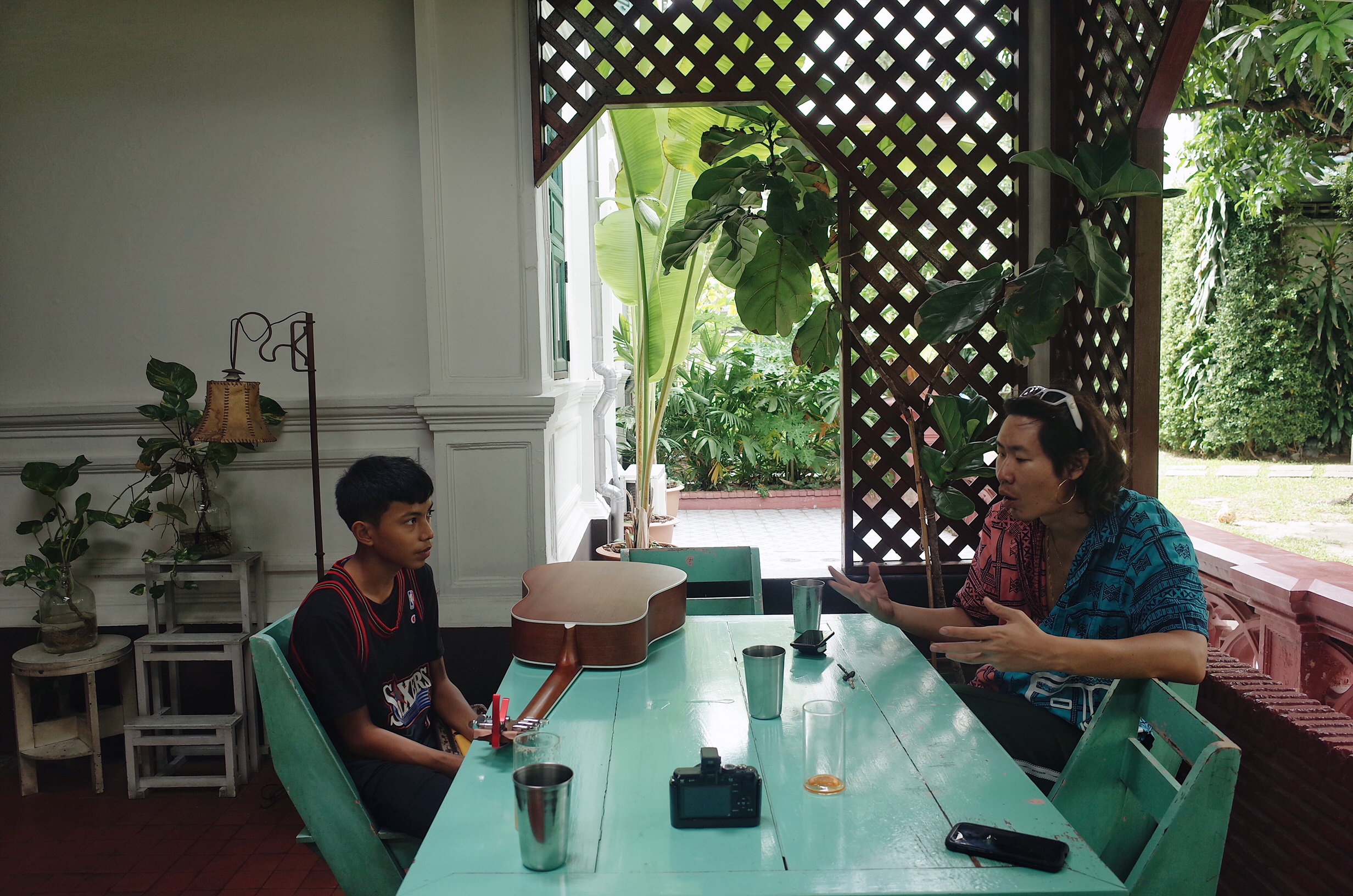 Rap classes at Sati Foundation in Thailand