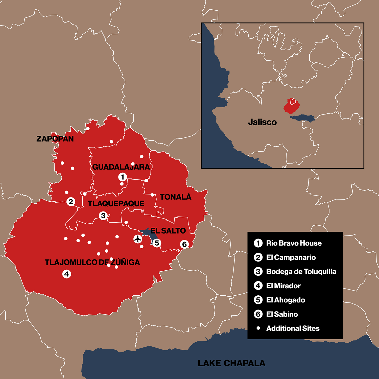 Guadalajara Map