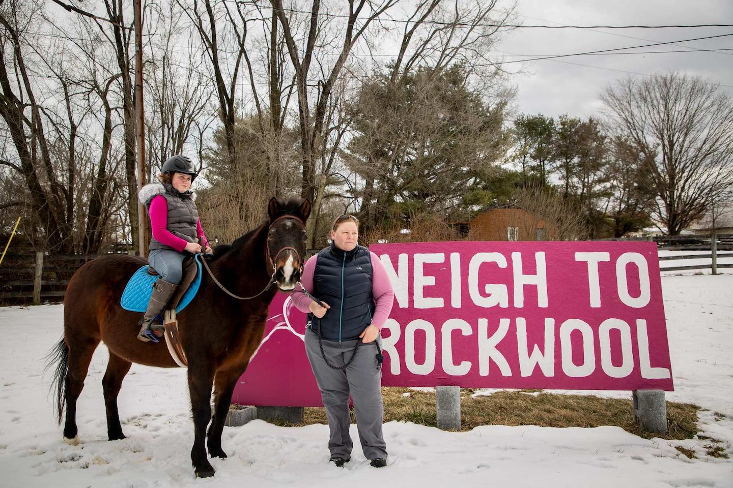 Jefferson County Foundation President Chrissy Wimer, a veterinarian, worries that ROCKWOOL’s air pollution will impact the area’s equine industry