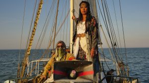 Nova Ruth & Filastine di atas kapal Arka Kinari (courtesy Arka Kinari_Ben Blankenship) 2