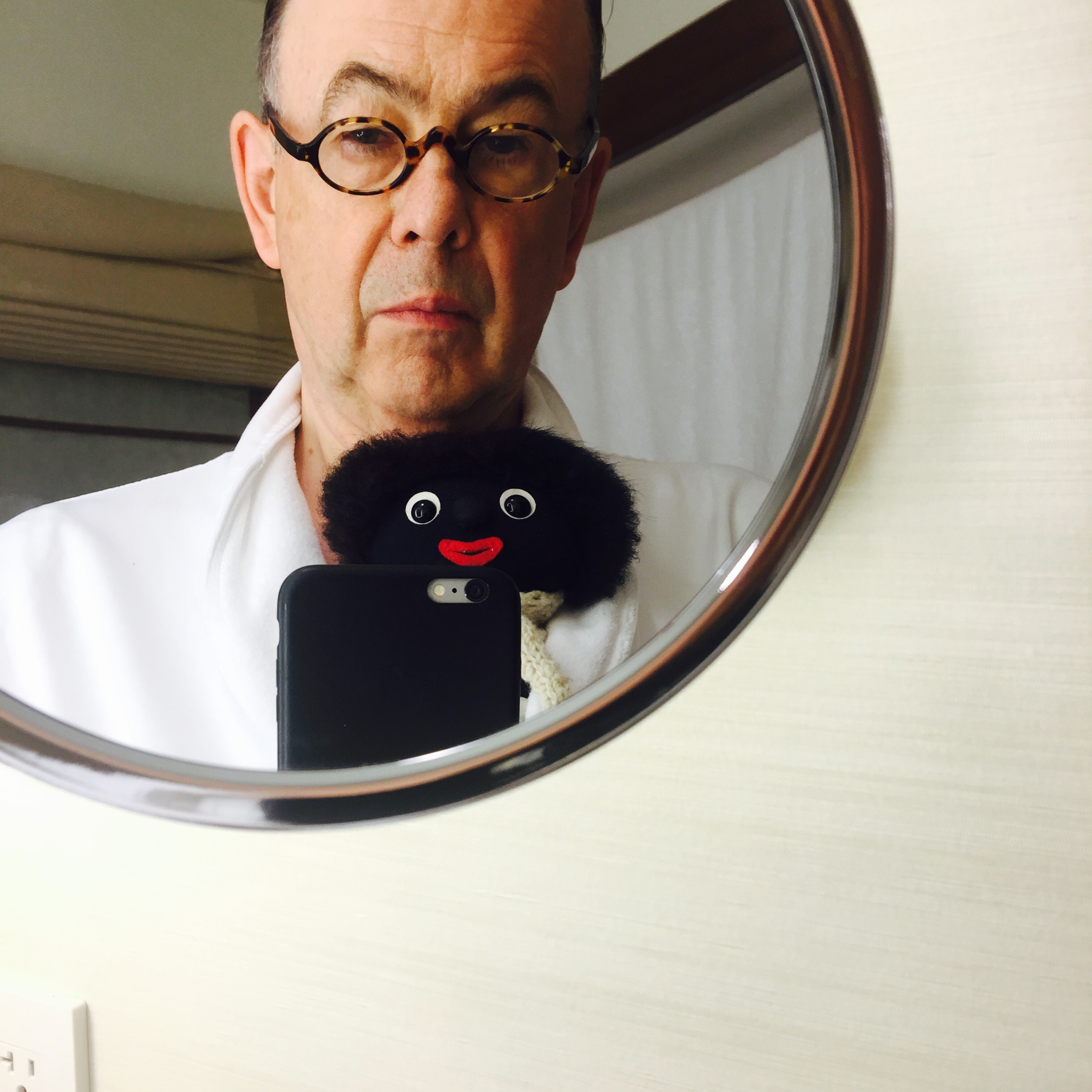 Anthony d'Offay golliwog selfie
