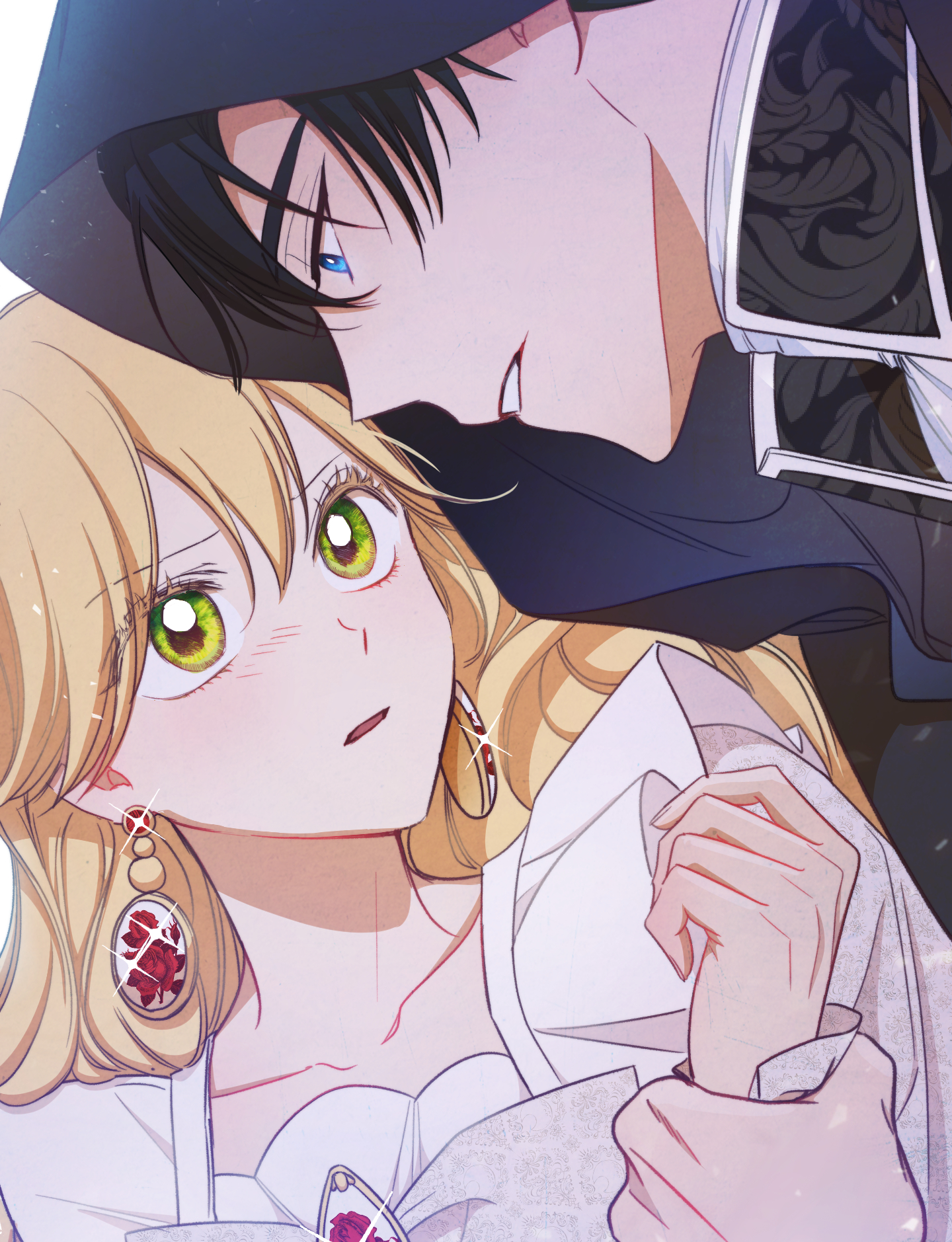 Tangkapan layar dari manhwa ‘The Villainess Turns the Hourglass’. Gambar: Ant Studio