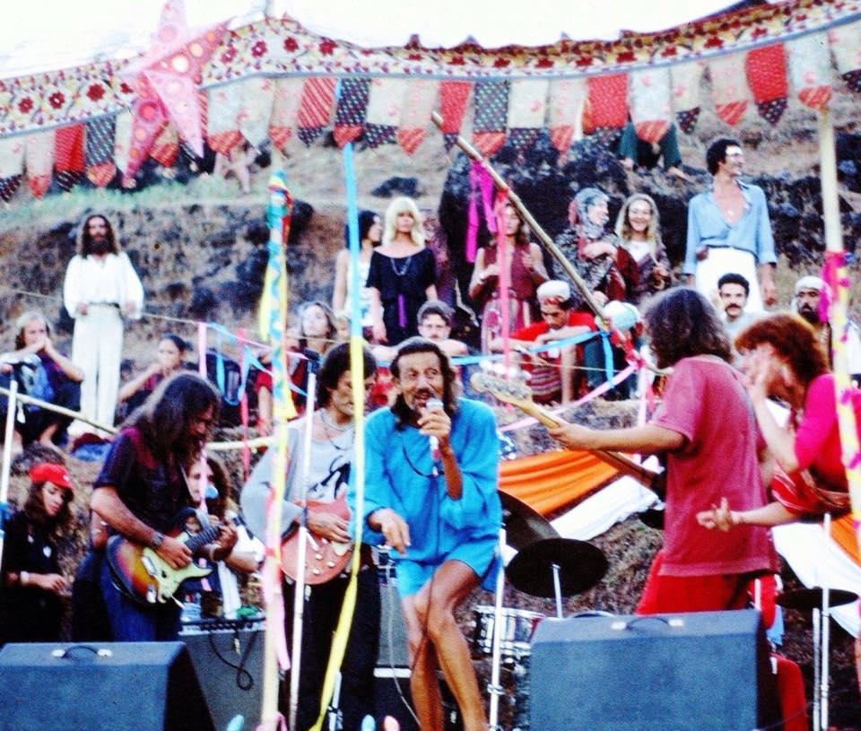 Auftritt einer Band in den 1970ern
