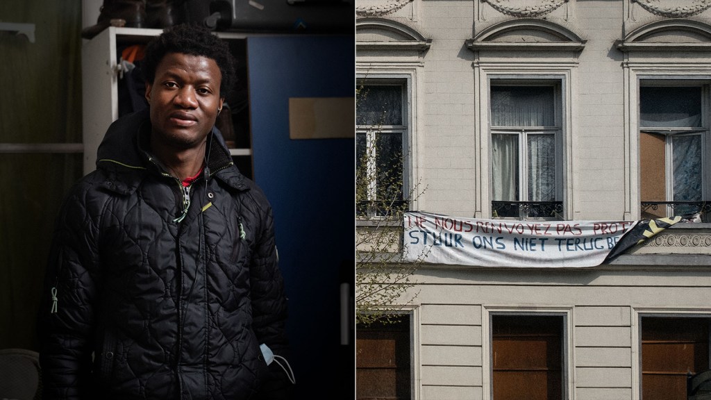 In het laatste toevluchtsoord wachten zo’n honderd mensen op papieren