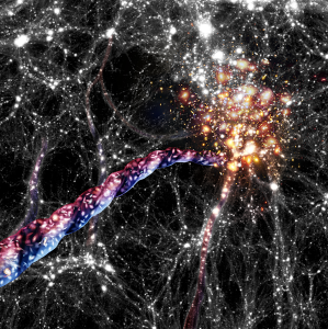 The largest spinning objects in the universe are filled with galaxies, and the finding hints that things in the cosmos may be far more dynamically connected than previously imagined.