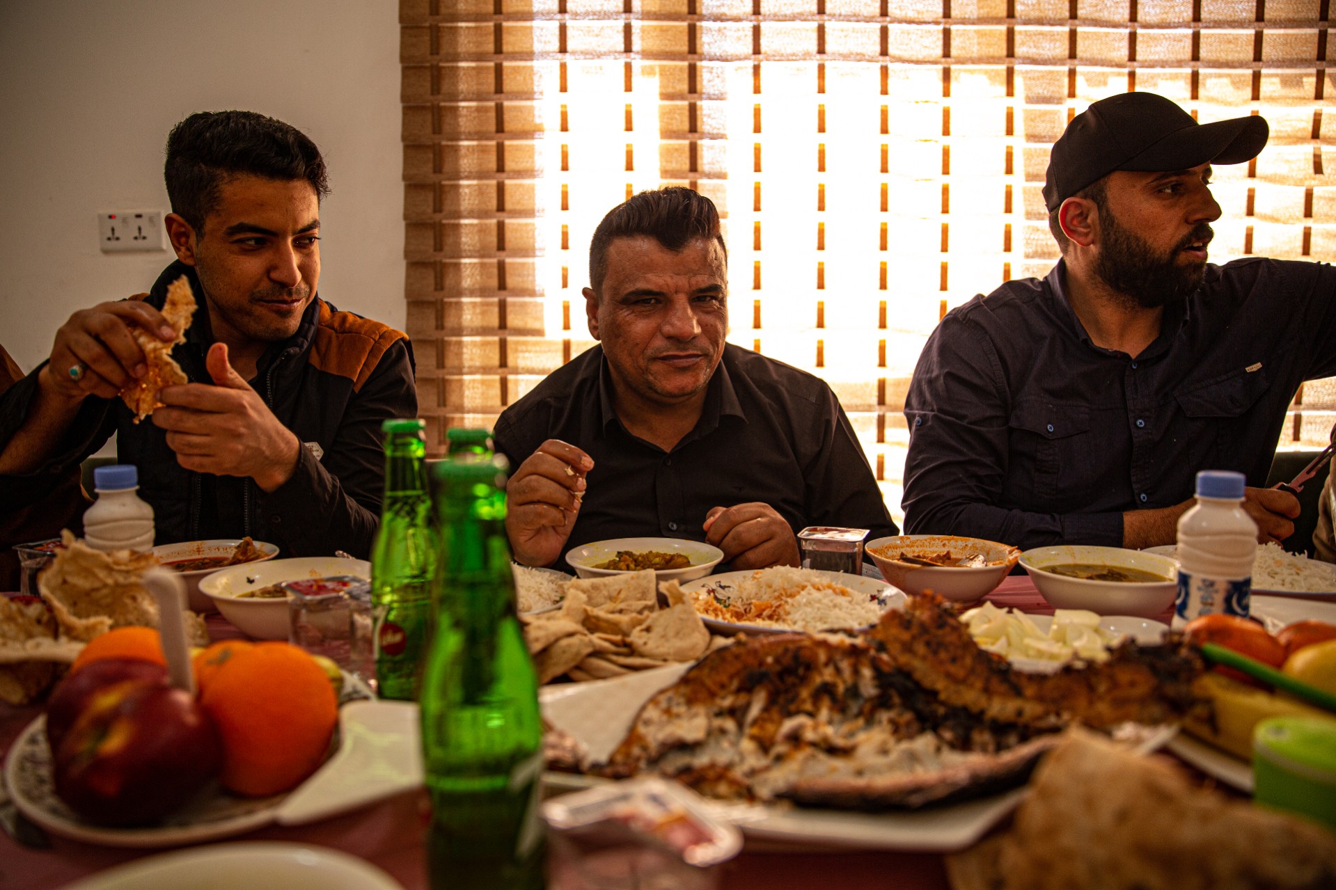 We had amazing drivers in Baghdad, I'm pretty sure they were a lot more than that, but let’s just call them drivers. The middle guy was called the Iraqi Soprano.
