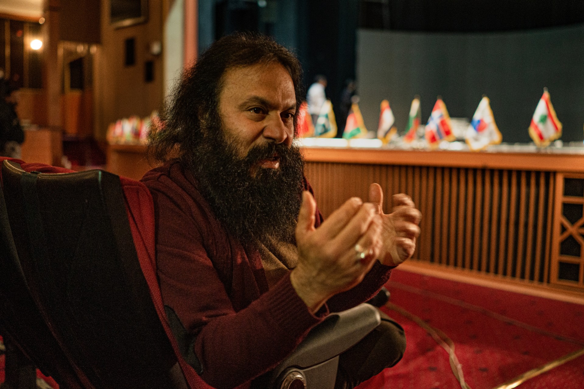 Kourosh Zarei, a “Jihadi” movie director in Tehran.