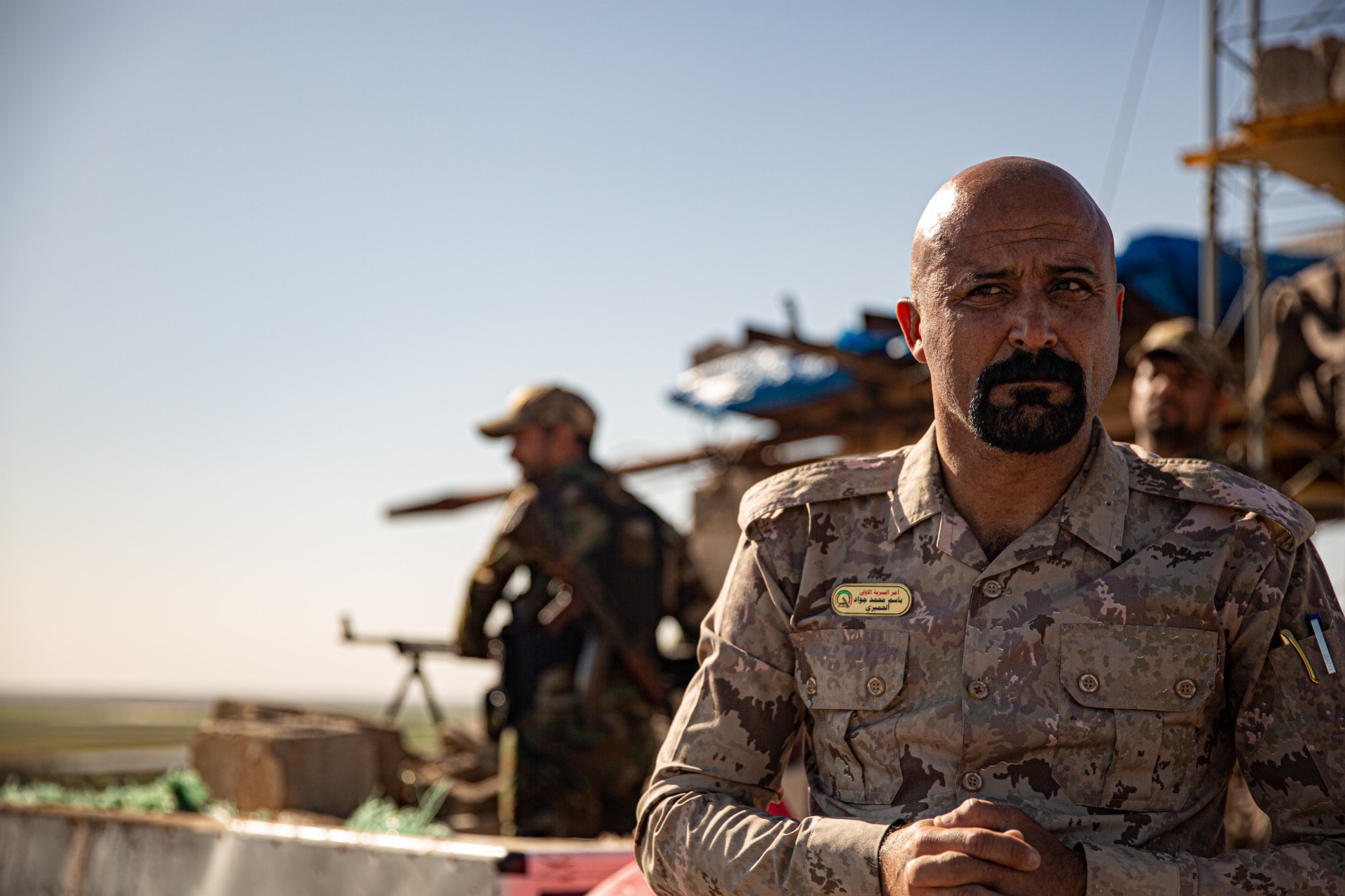 Completely unprepared to see any combat, we were told 5 minutes before we arrived at this base it was the front lines with ISIS. Luckily they neglected to mention it was the front lines with ISIS last month.