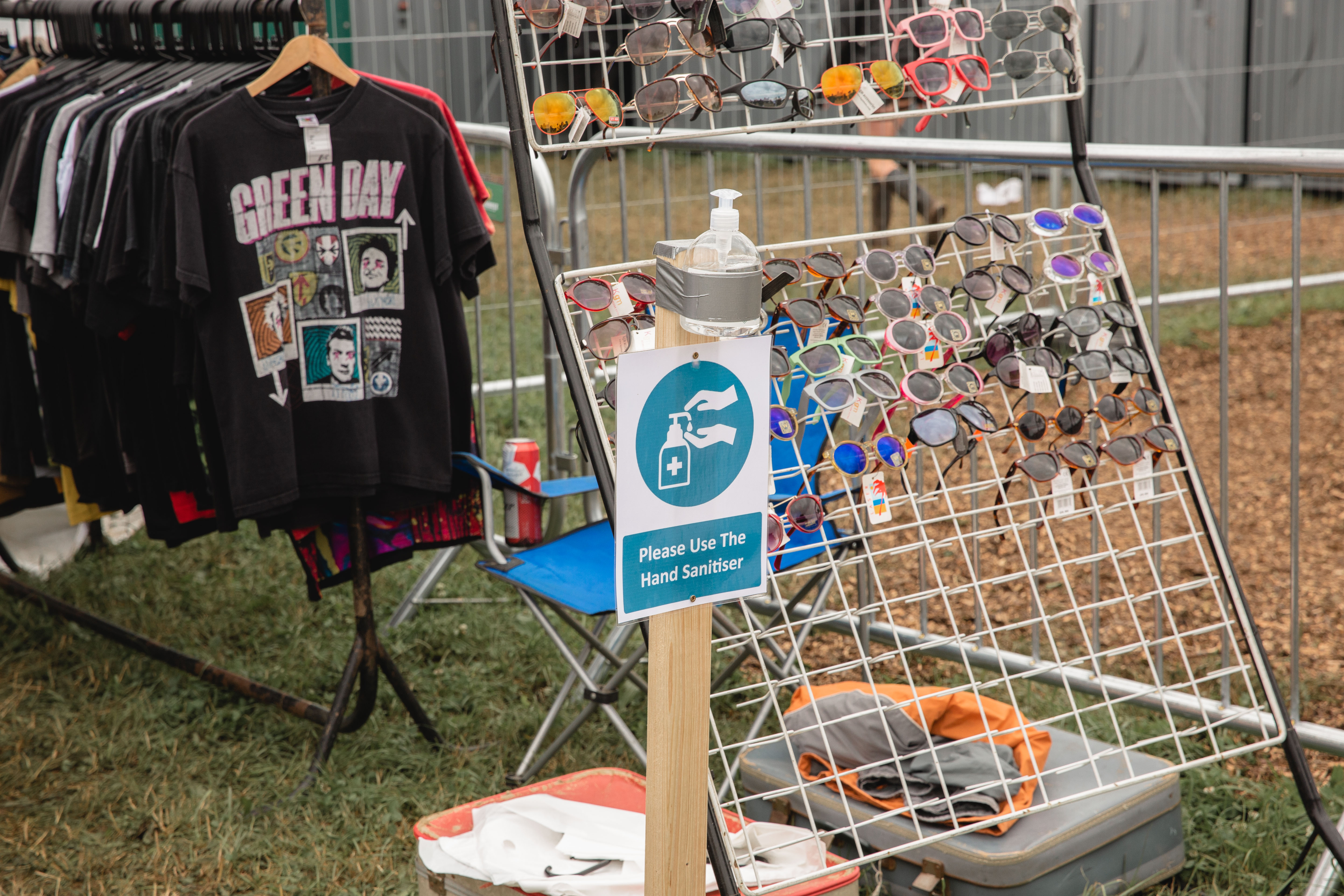 Download Festival hand sanitiser station