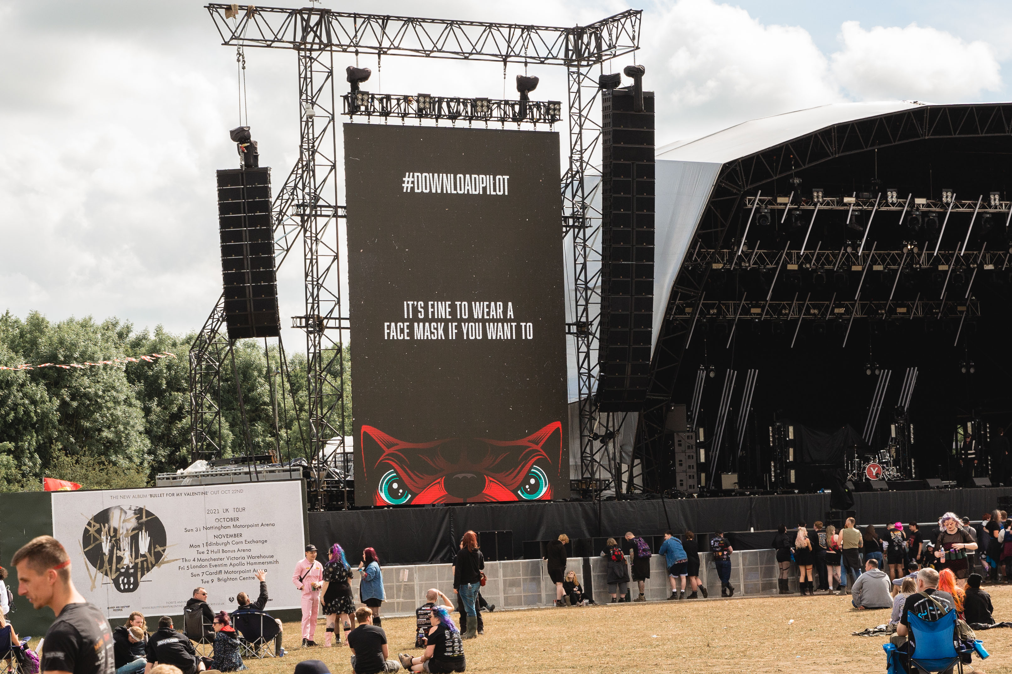 A stage at Download.