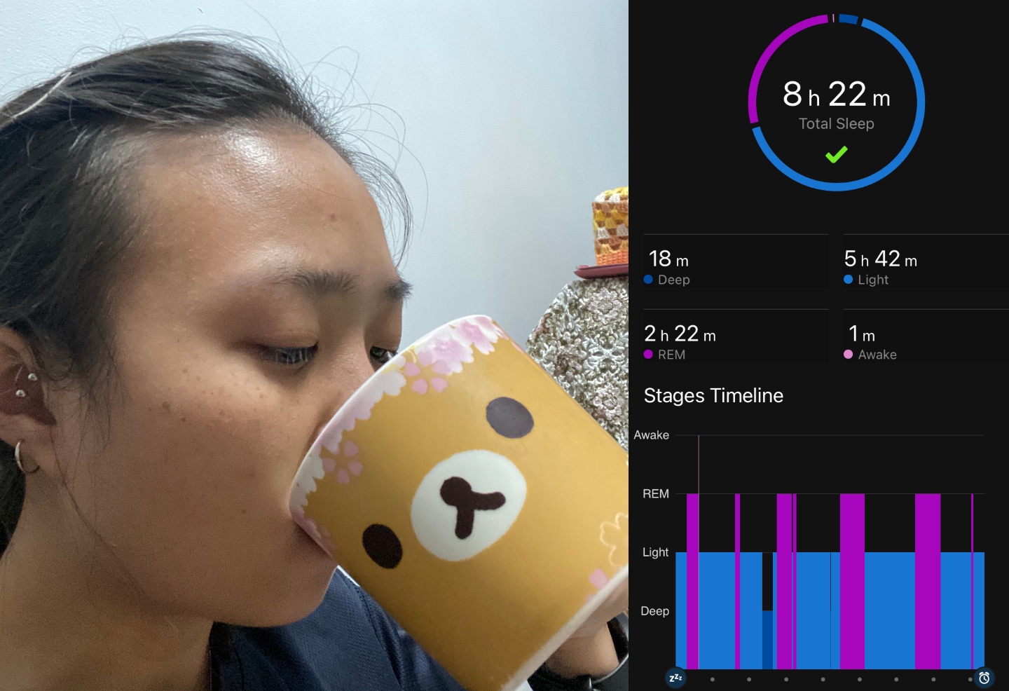 One week of drinking lettuce water or lettuce tea, a TikTok trend that is supposed to make you fall asleep.