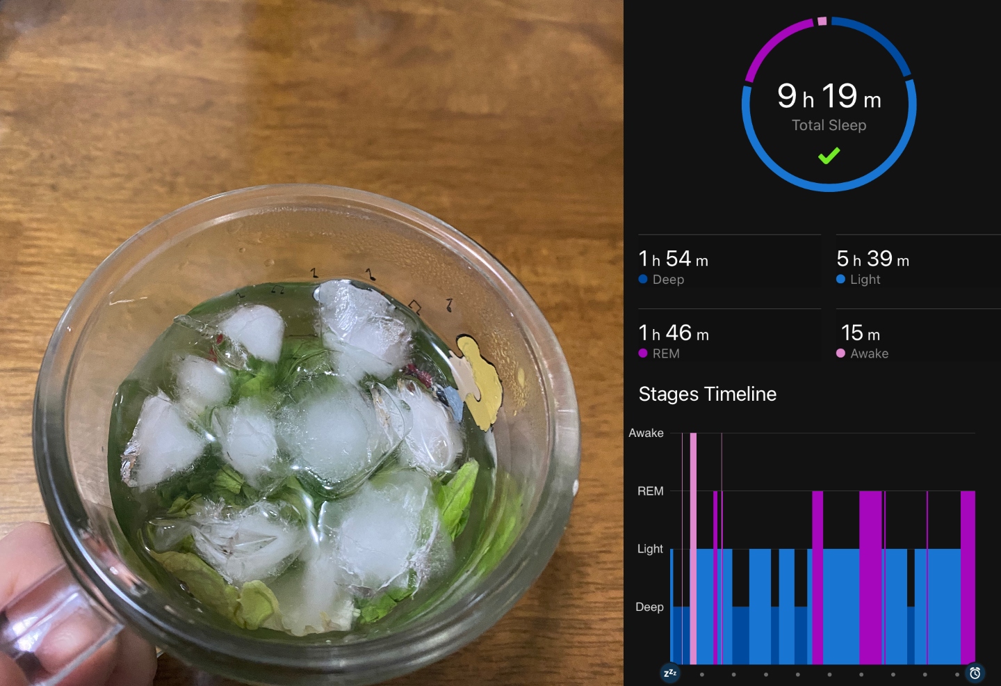 One week of drinking lettuce water or lettuce tea, a TikTok trend that is supposed to make you fall asleep.