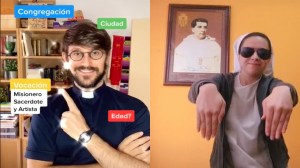 TikTok damianmariavoz joseecattaneo monja padre cristianos