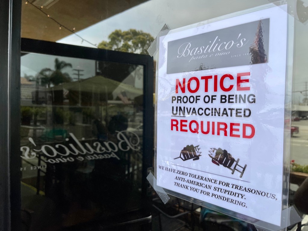 COVID’s Favorite Restaurant Only Serves Unvaccinated Guests